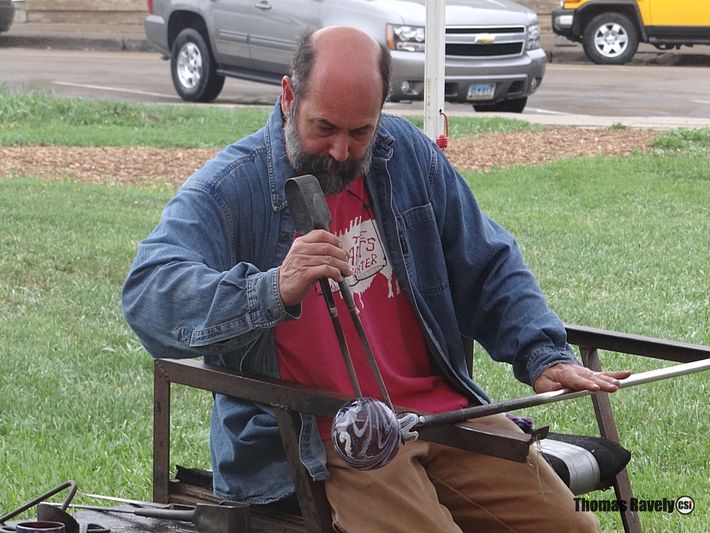 The Arts Park. Glass Blowing May 6, 2015. CSi Photos